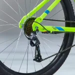 Bicicleta de Montaña Rockrider ST 100 27,5" Amarillo Aluminio - Imagen 3